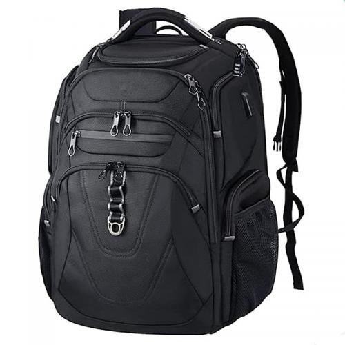 Black Casual Laptop Backpack